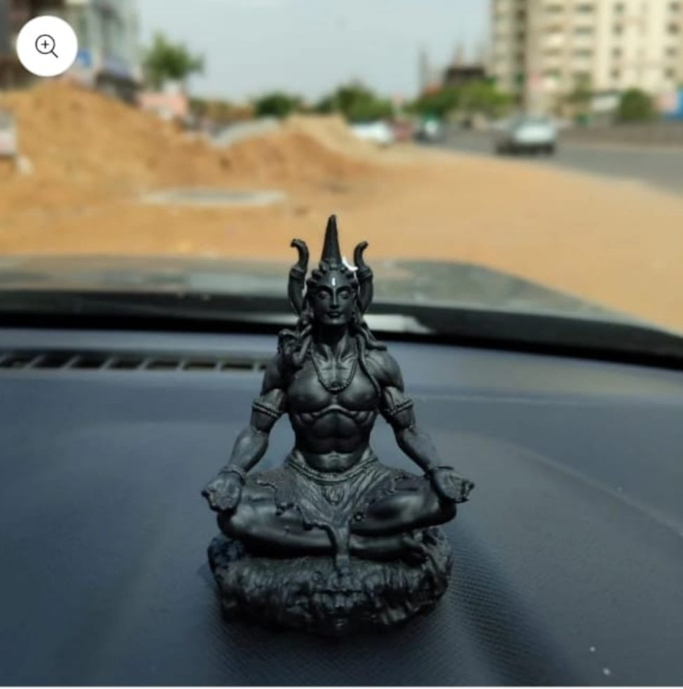 Lord Shiva Shiv ji Car dashboard statue, size 3 inch, perfect for Car dashboard, home temple.  COD available, Free Shipping, 24 hours delivery in Jaipur