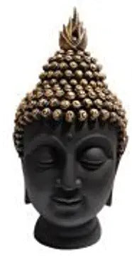 Meditating Buddha Head Face Figurine Statue for Home Decor | Resin Buddha Face Home Decor | Feng Shui Buddha Face | Vastu Buddha face