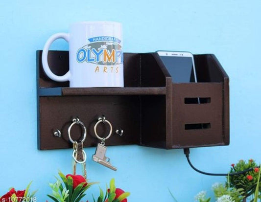 Wooden organizers and holder with key stand - GreentouchCrafts