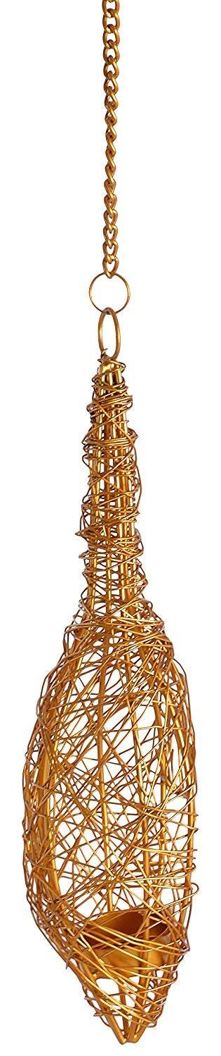 Lighting Celebrations Bird Nest Shaped Antique Metal Shadow Lamps tealight Candle Holder Stand and home decor full size - GreentouchCrafts
